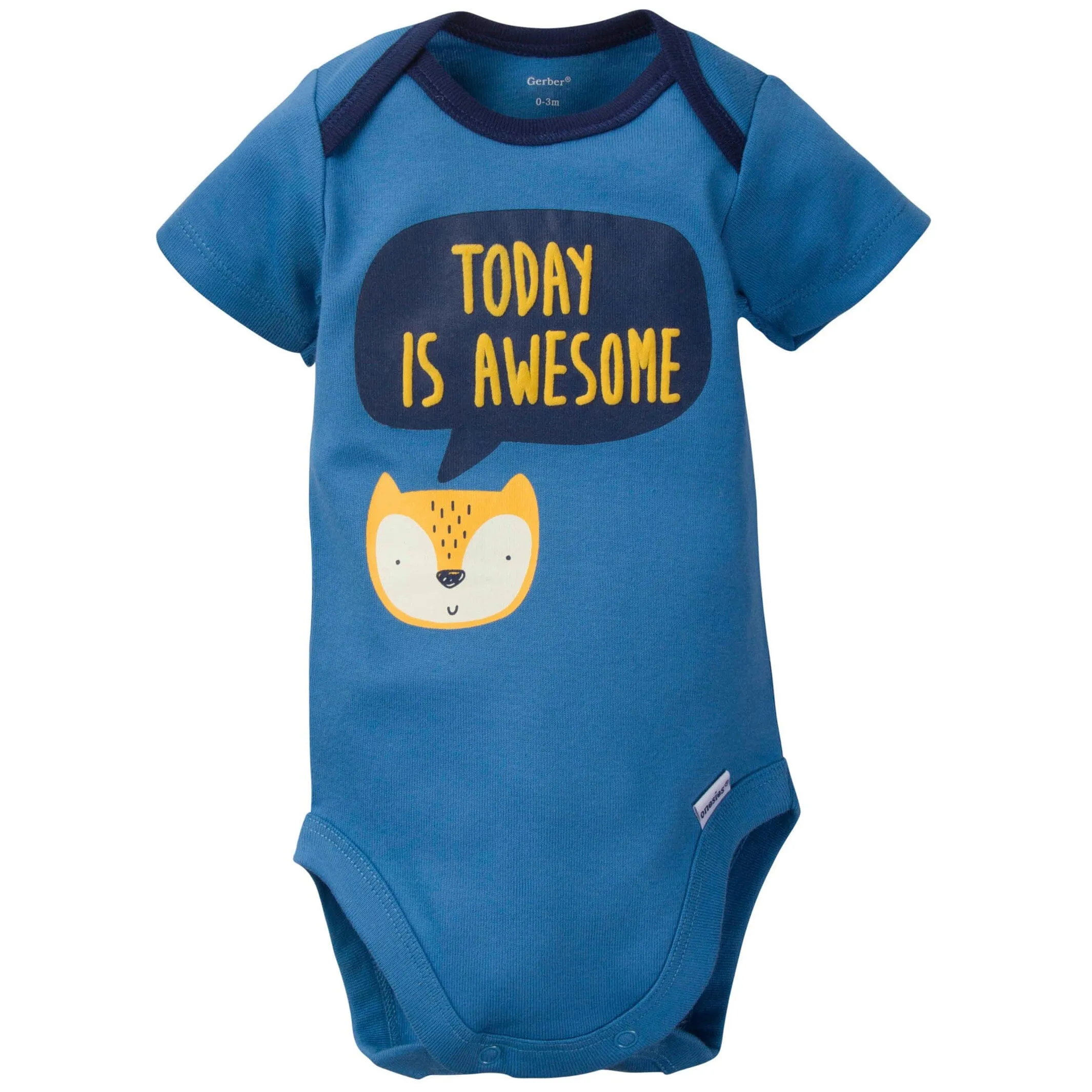 4-Piece Baby Boys Fox Sleep 'N Play, Onesie, Pant, Cap Set