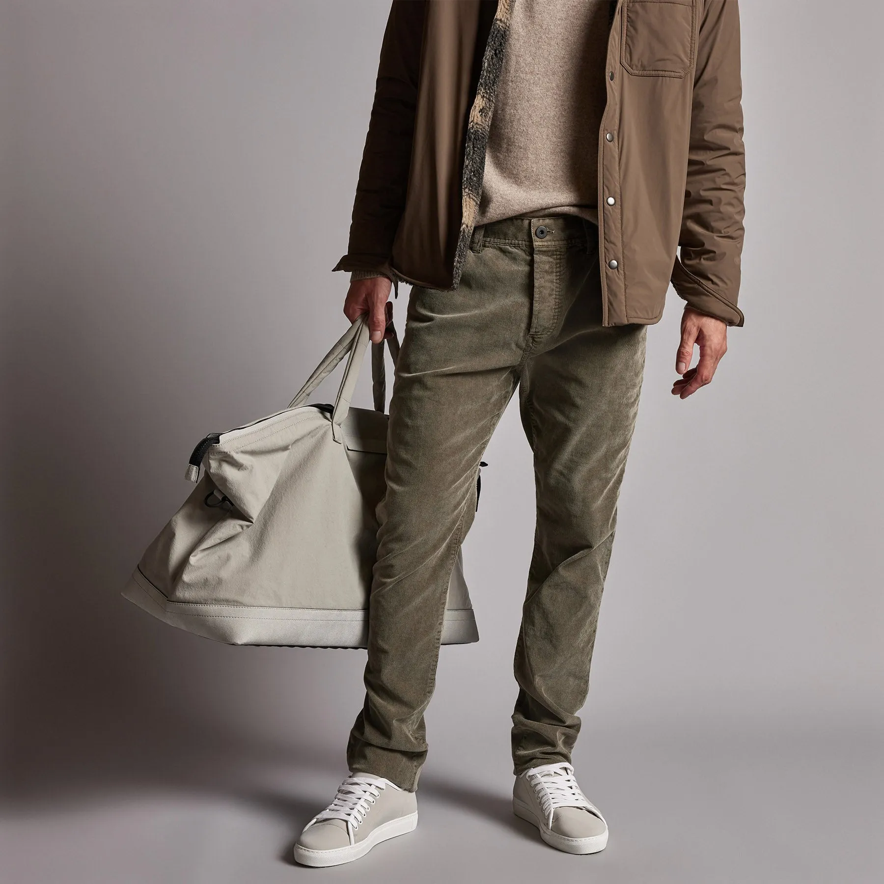 5 Pocket Corduroy Pant - Army Green Pigment