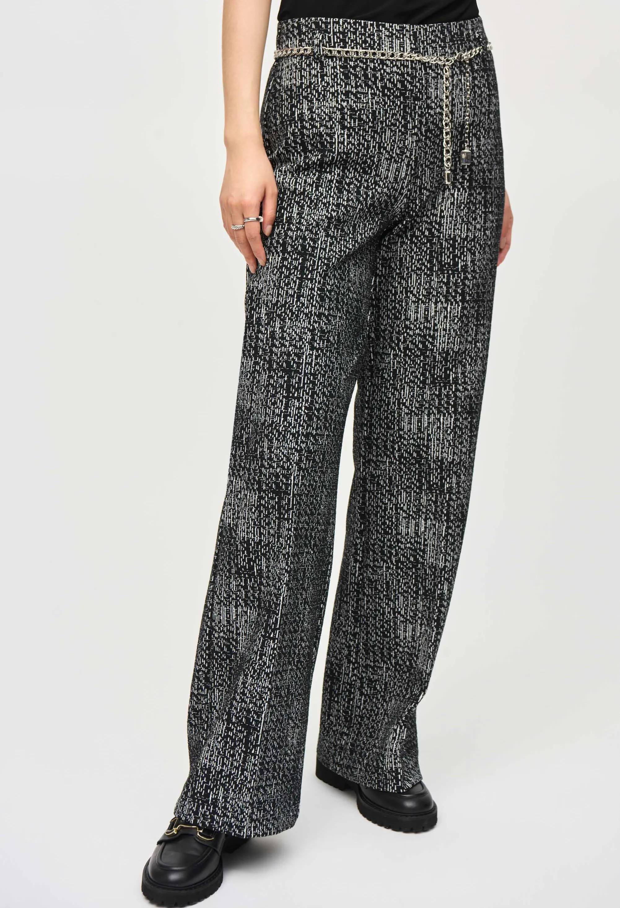 Abstract High-rise Trousers