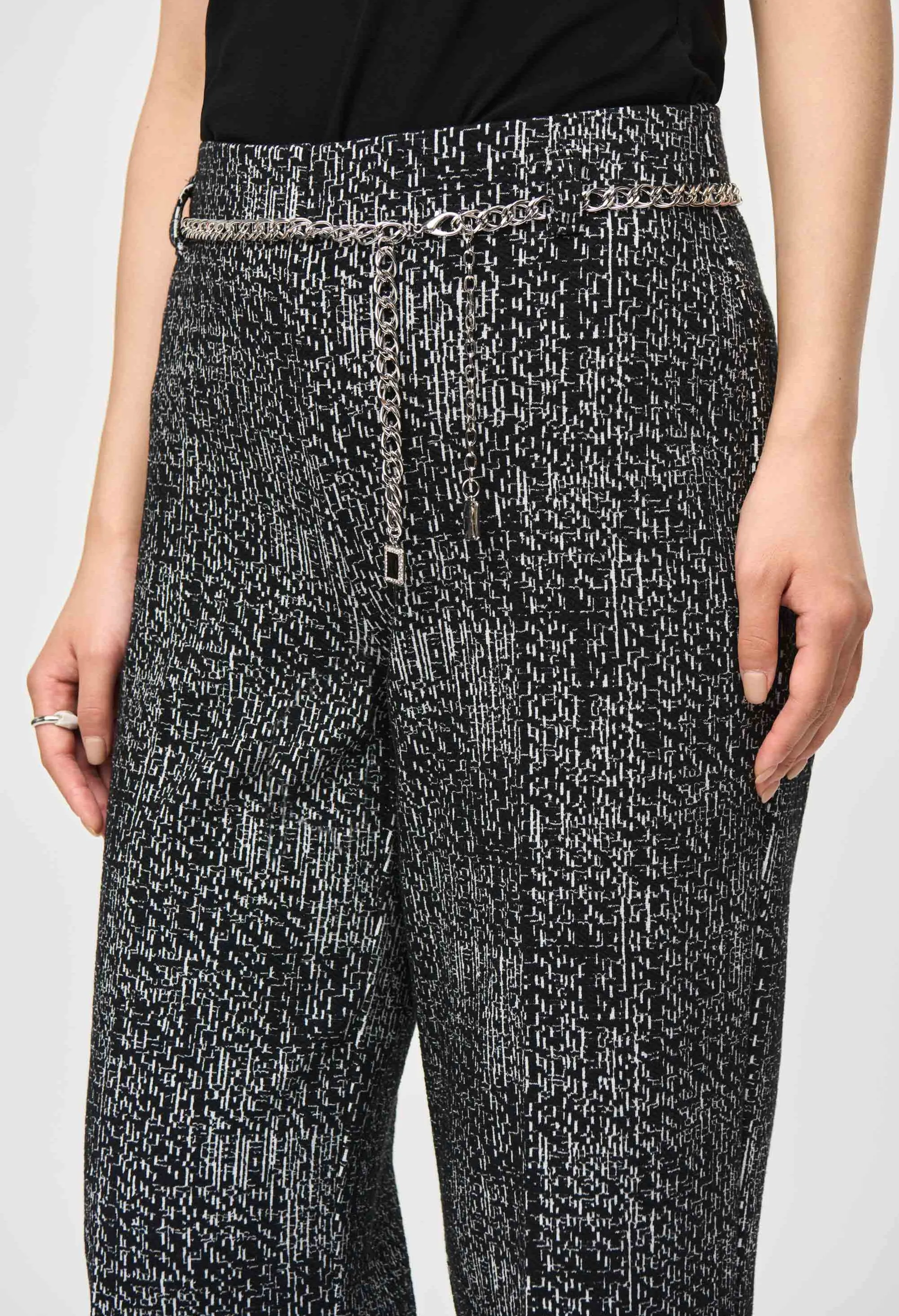 Abstract High-rise Trousers