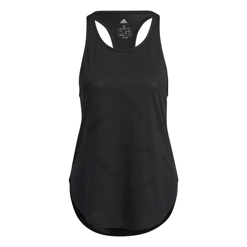 adidas Jaquard Tank Top - Womens - Black/White