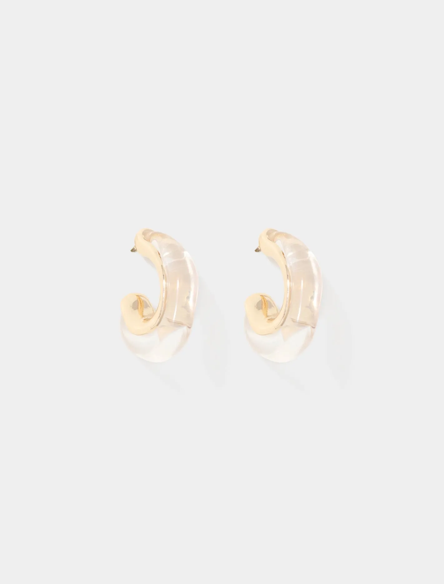 Azura Clear Acrylic Drop Earrings