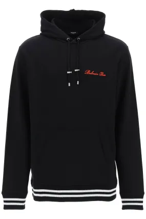 BALMAIN hoodie with logo embroidery