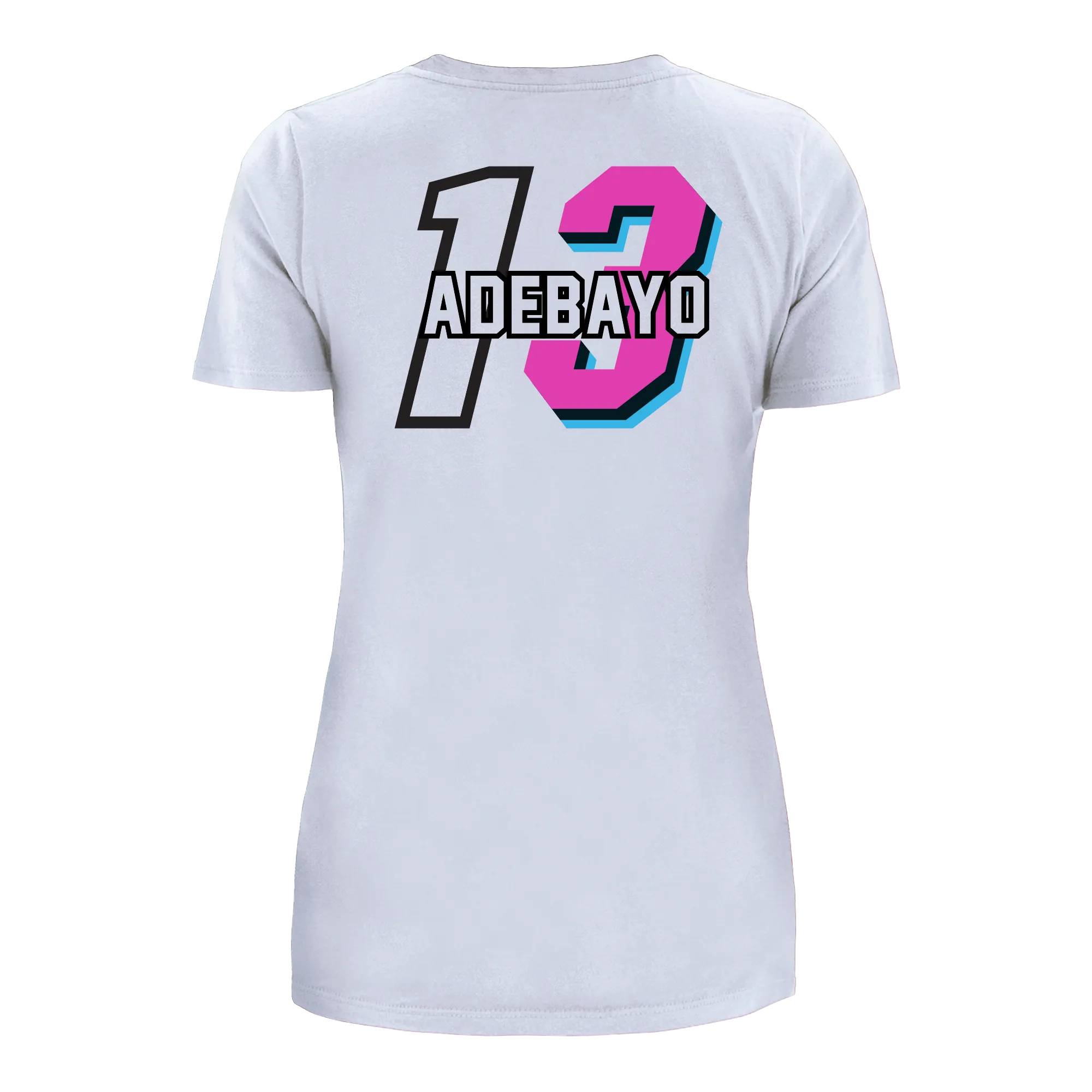 Bam Adebayo New Era Miami Mashup Vol. 2 Women's Name & Number Tee