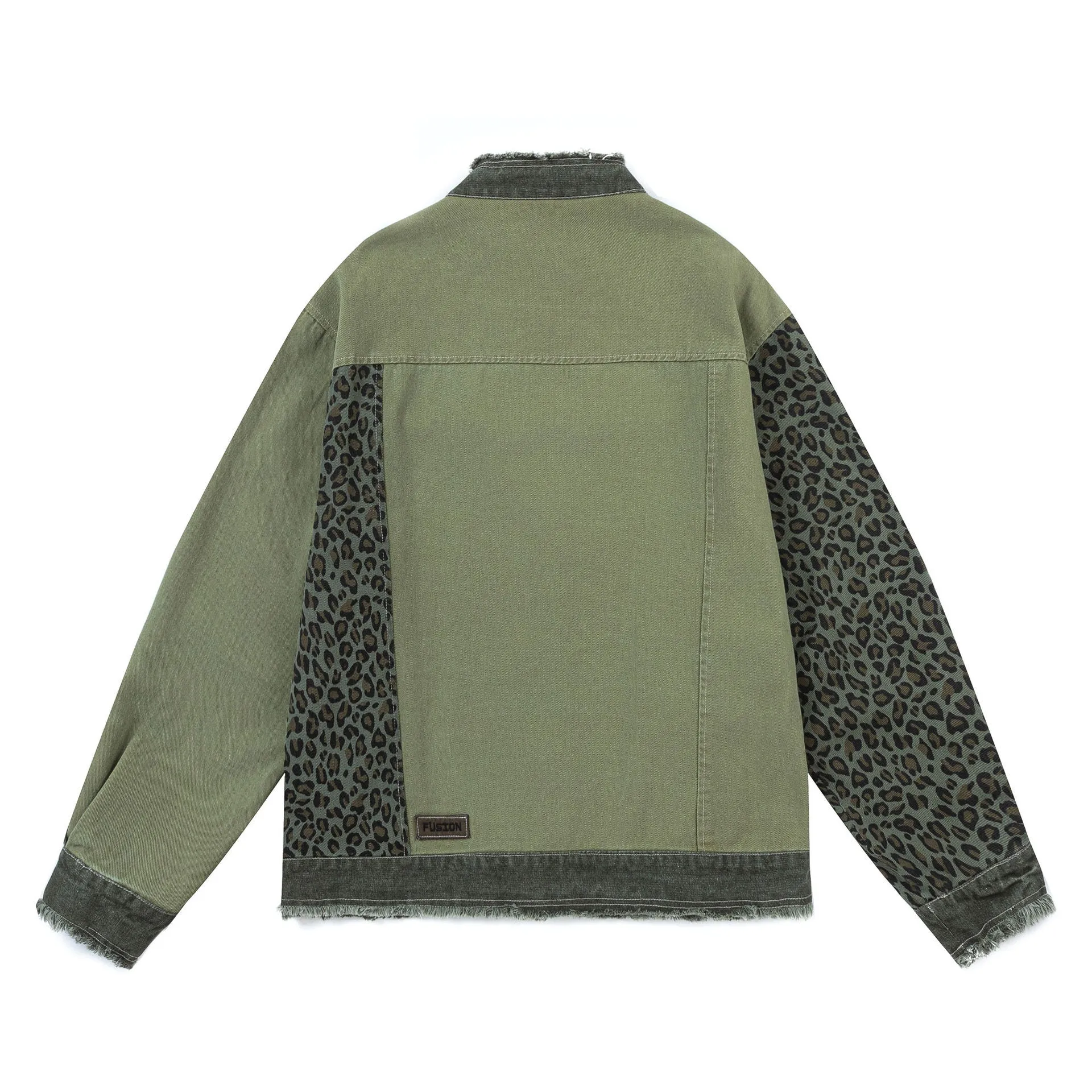 Battle Stitch | Patchwork Military Denim Jacket