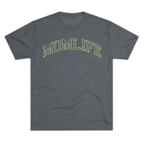 BLUE and GOLD Football Mom Shirt