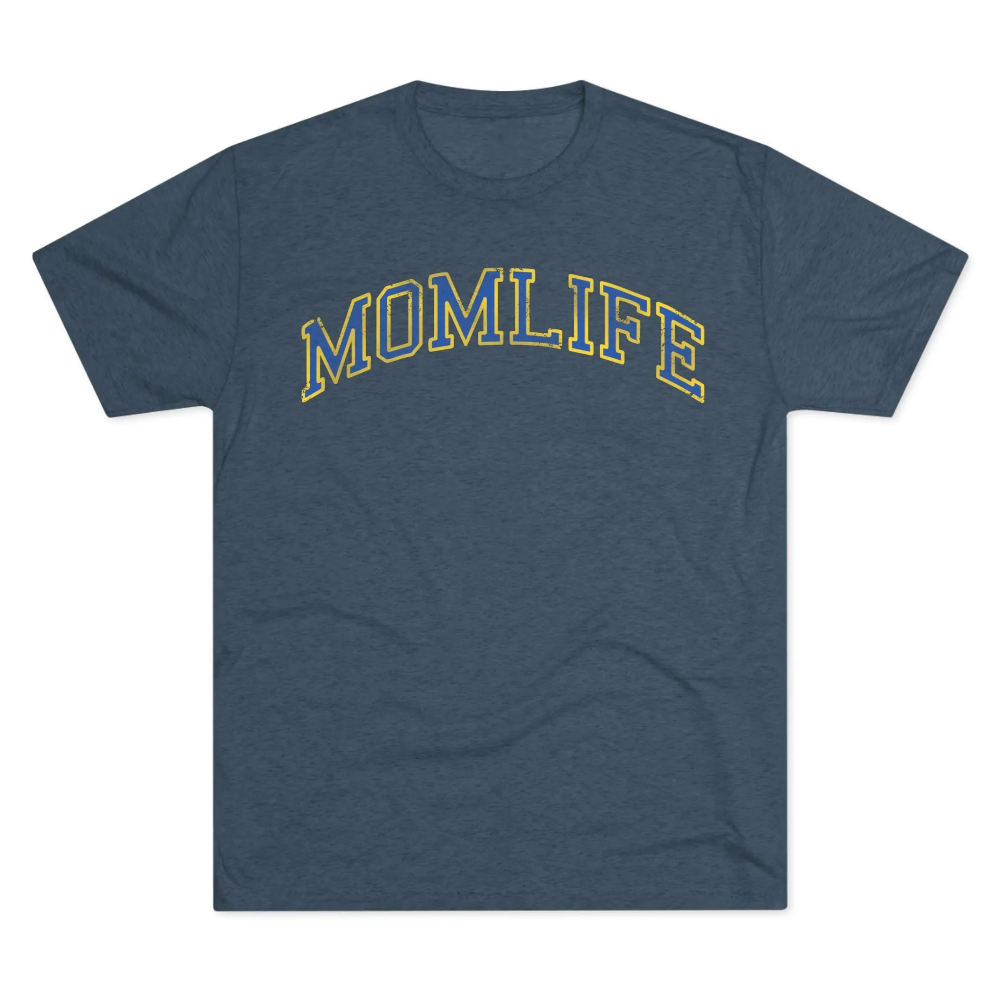 BLUE and GOLD Football Mom Shirt