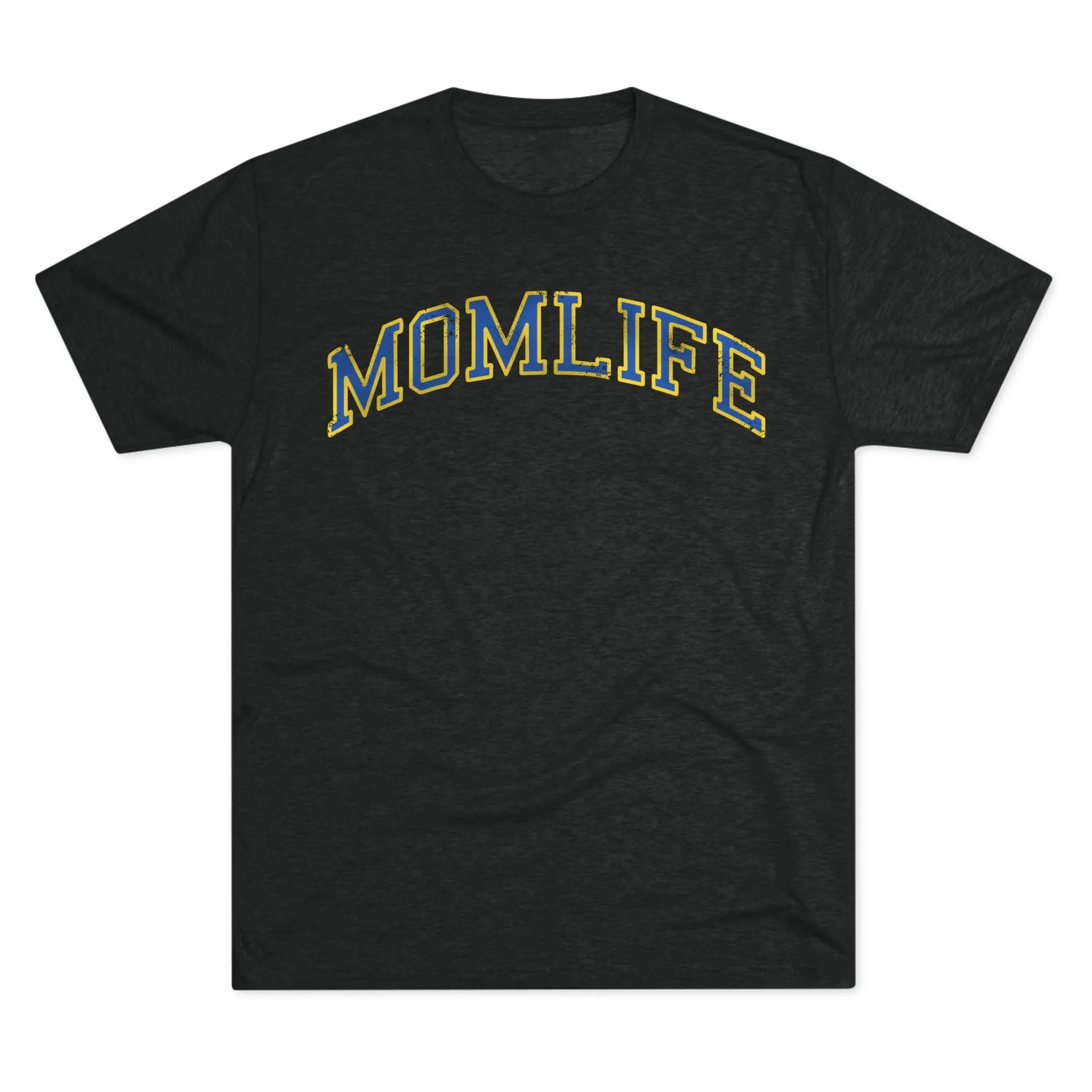 BLUE and GOLD Football Mom Shirt