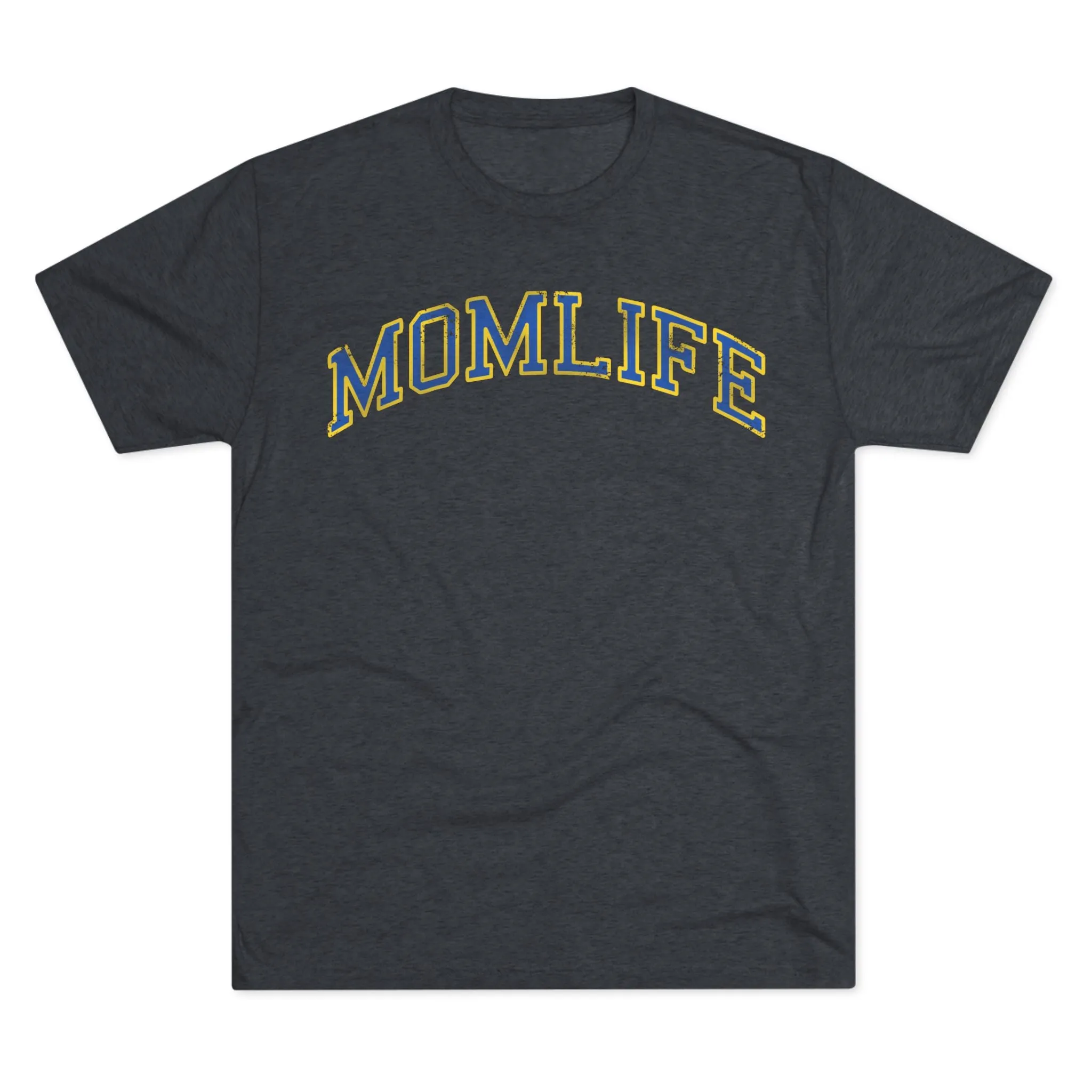 BLUE and GOLD Football Mom Shirt