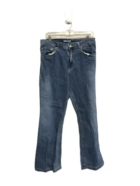 Blue Denim Jeans Flared By Jones New York, Size: 14