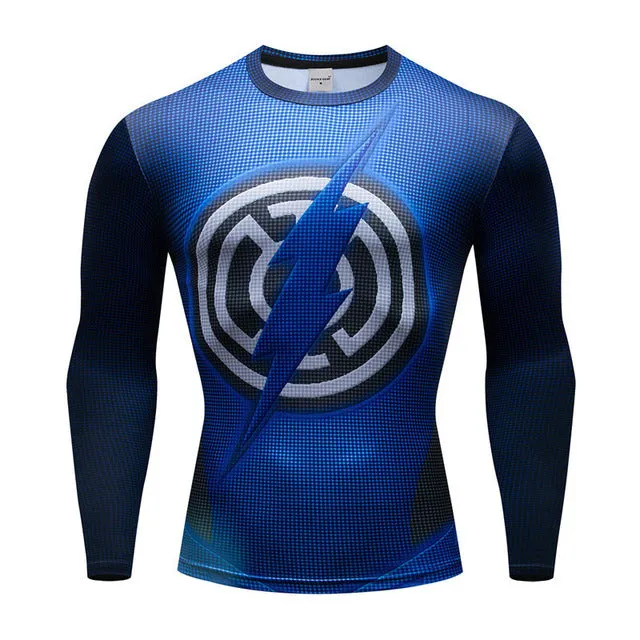 BLUE LANTERN Long Sleeve Compression Shirt For Men