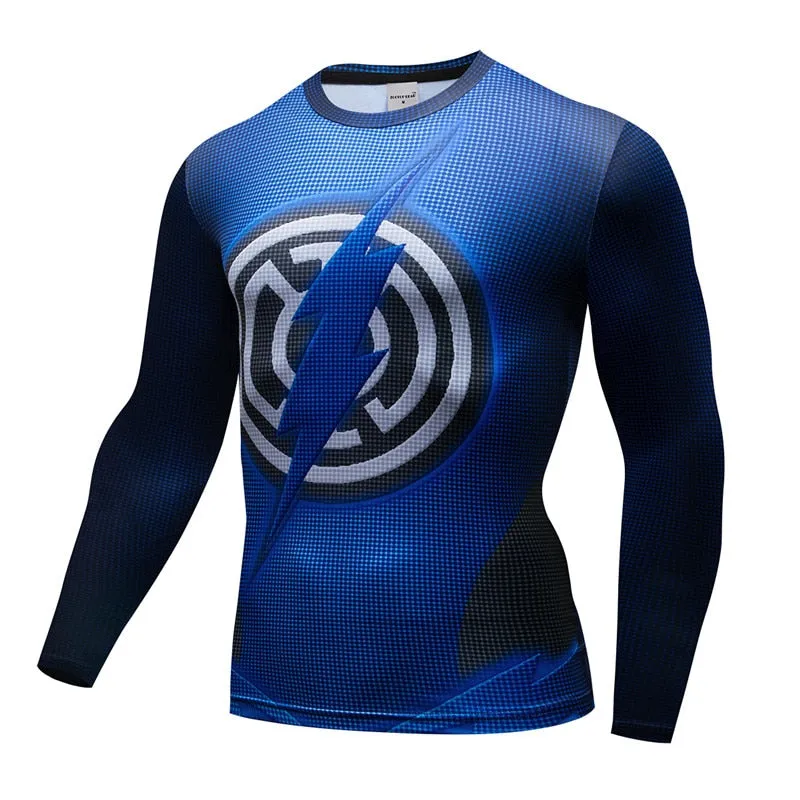 BLUE LANTERN Long Sleeve Compression Shirt For Men