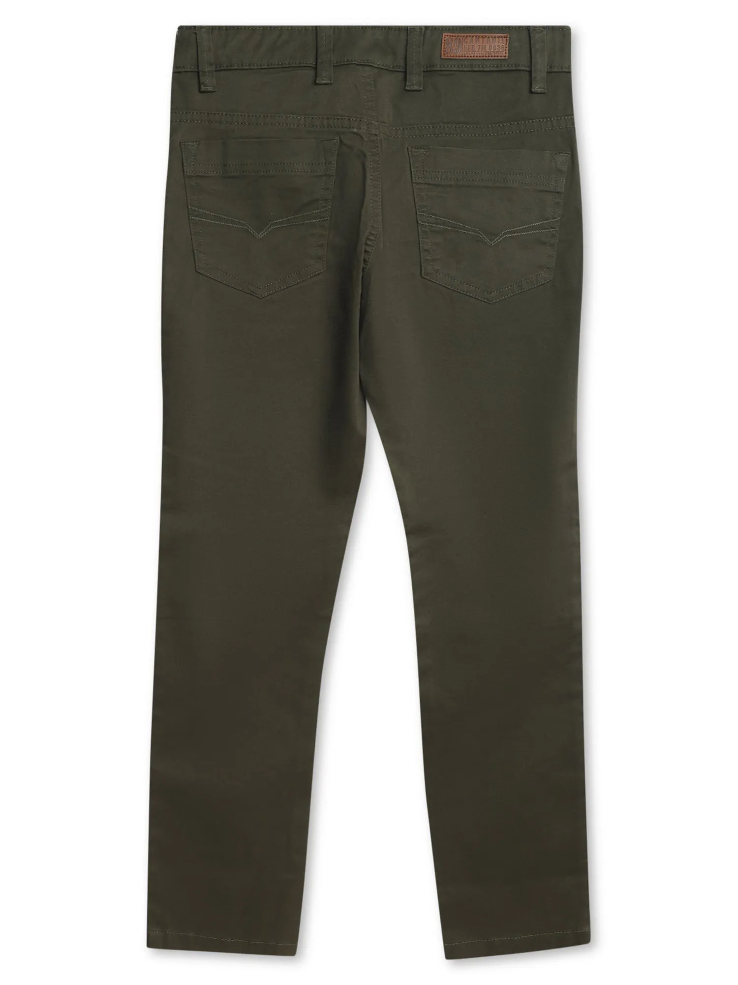 Boys Olive Green Trouser