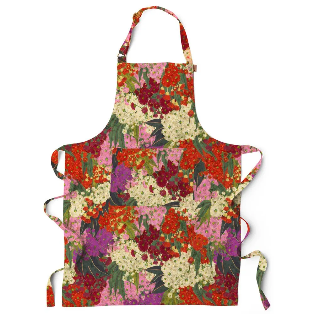 Bush Christmas Linen Apron