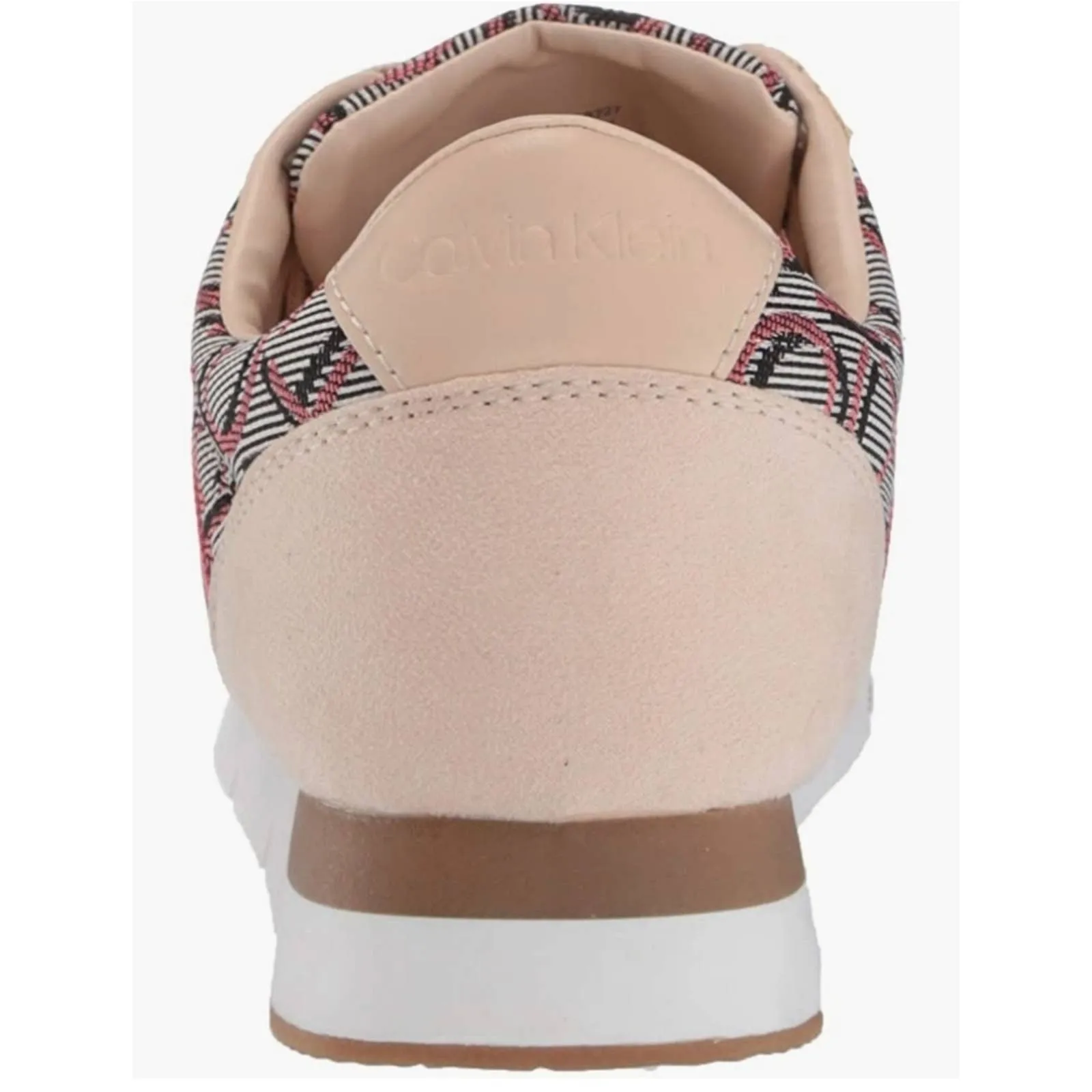 Calvin Klein Monogram Logo Tea Sneakers Coral