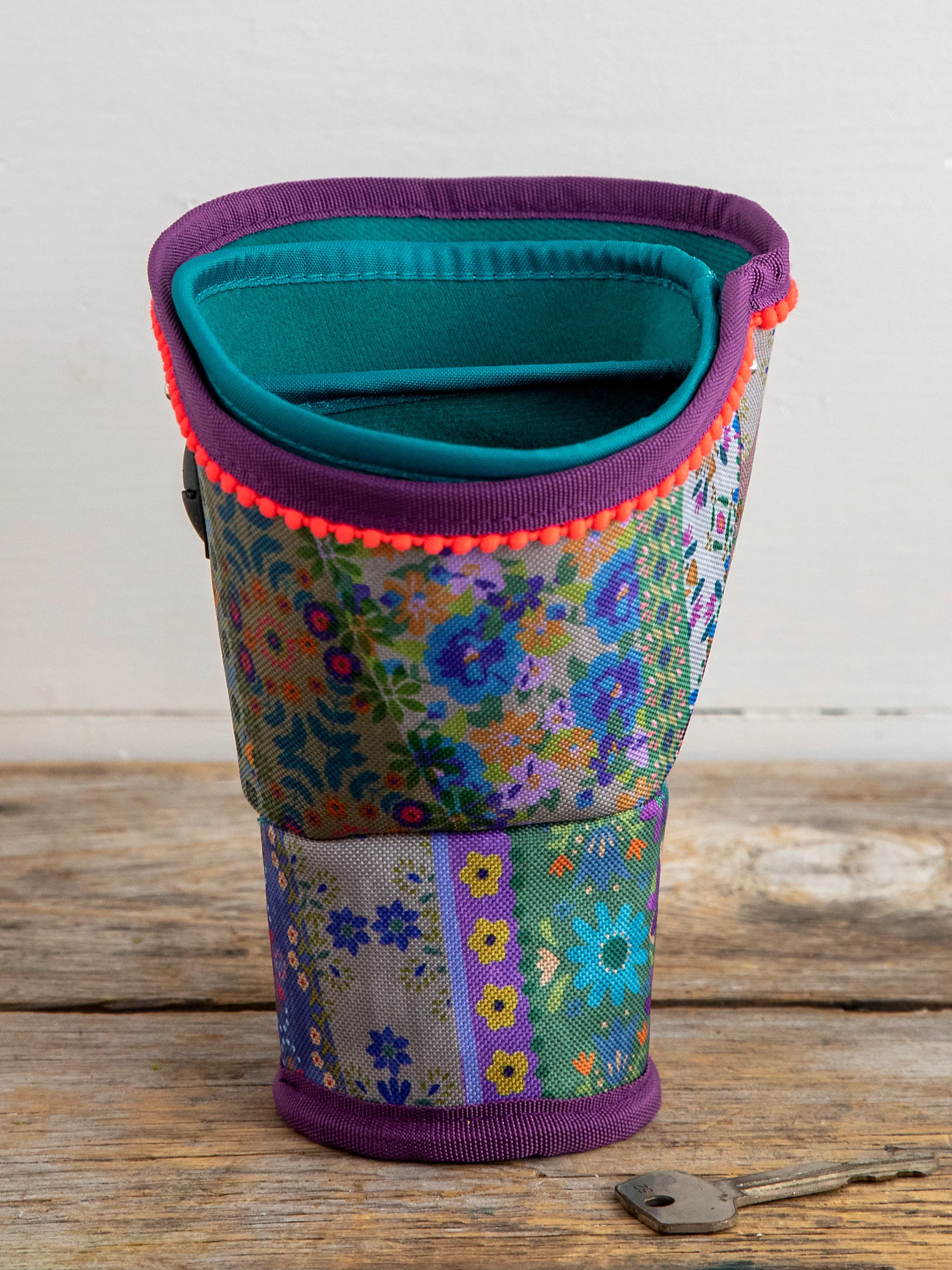 Car Cup Holder Organizer - Vintage Patchwork