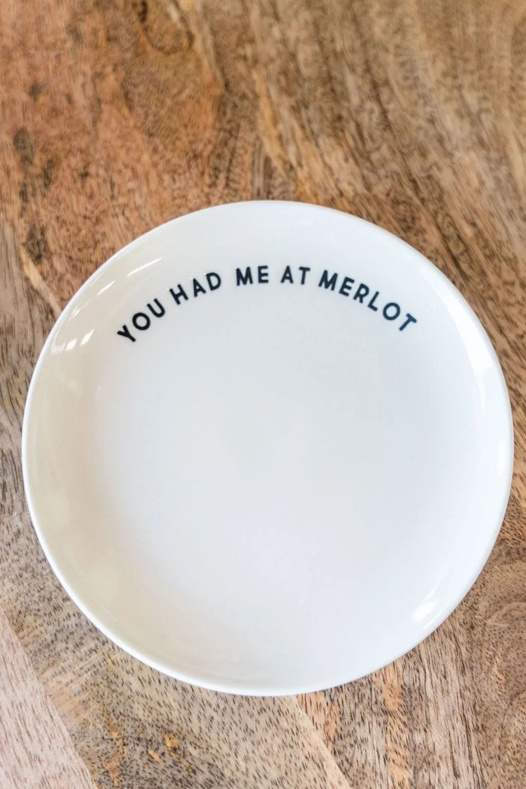 Ceramic Sayings Dessert Plates