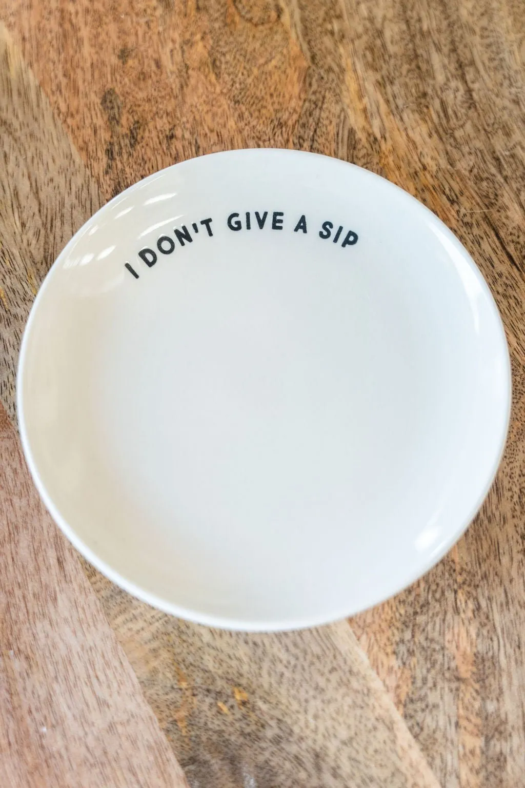 Ceramic Sayings Dessert Plates