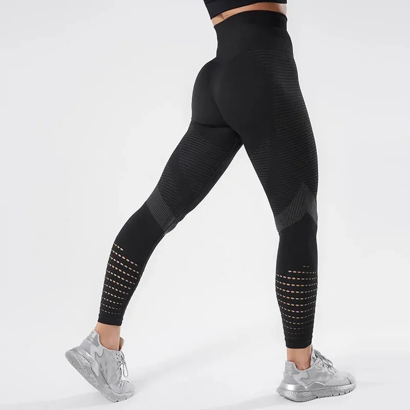 CHRLEISURE Seamless High Waist Push-Up Leggings: 2024 New Women's Fitness Leggings