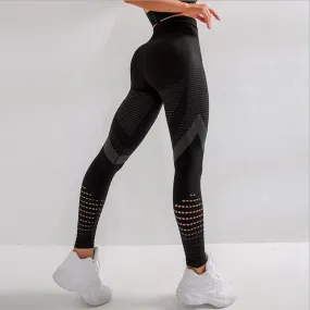 CHRLEISURE Seamless High Waist Push-Up Leggings: 2024 New Women's Fitness Leggings