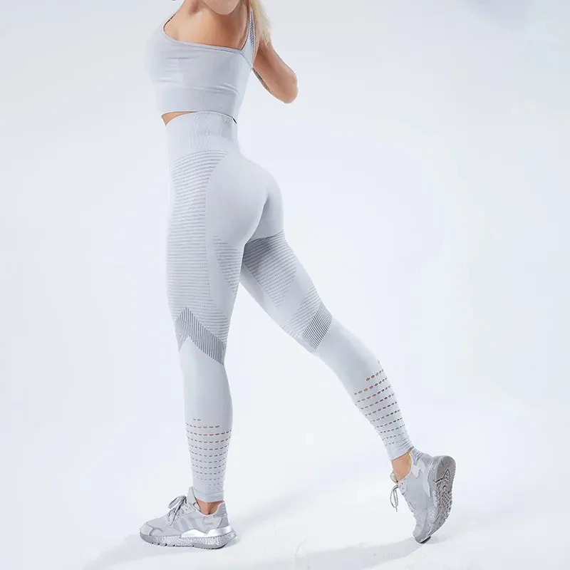 CHRLEISURE Seamless High Waist Push-Up Leggings: 2024 New Women's Fitness Leggings