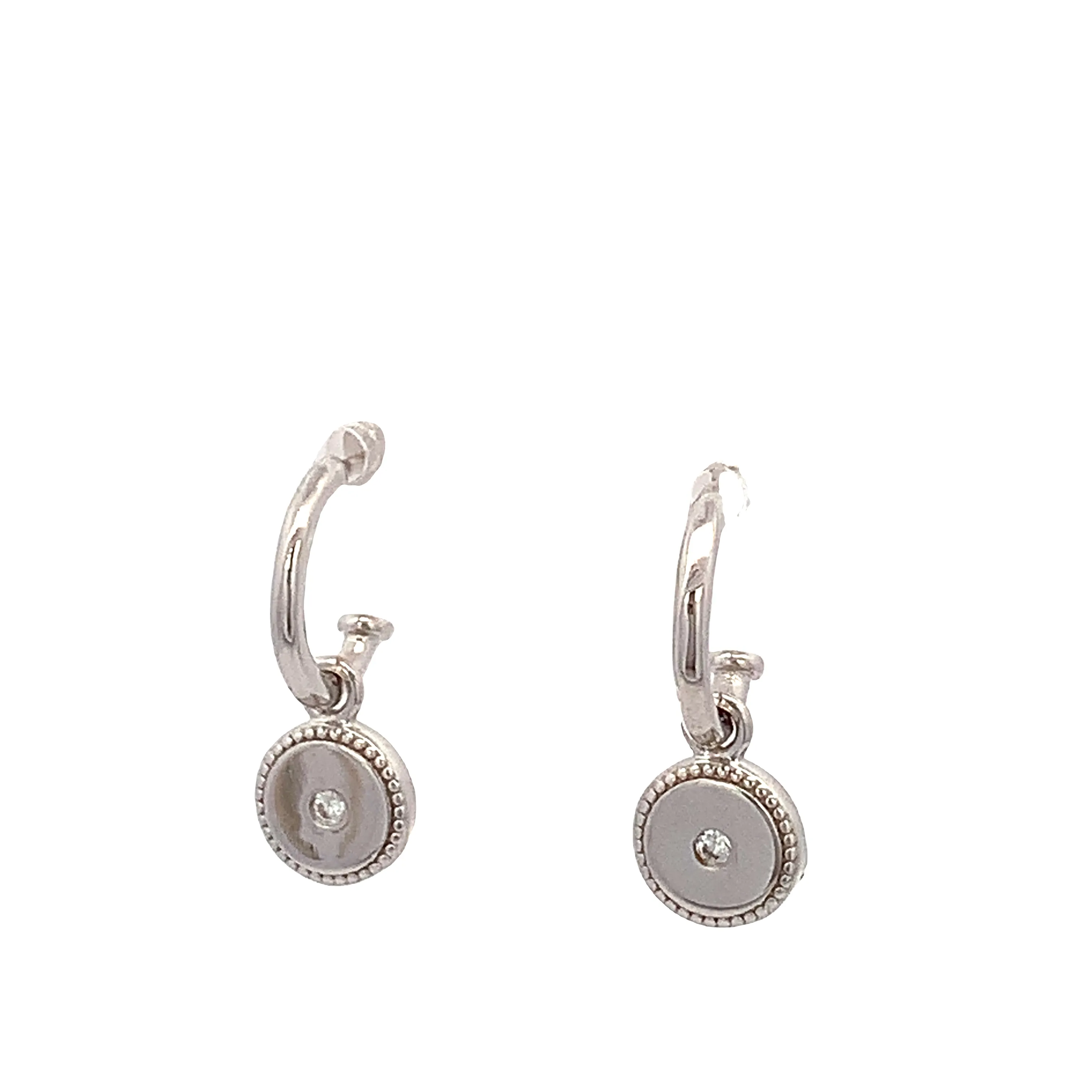 Cleo 925 Sterling Silver Stud Dangling Earrings