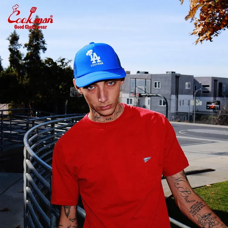 Cookman  Mesh Cap - Chef Hat LA : Blue