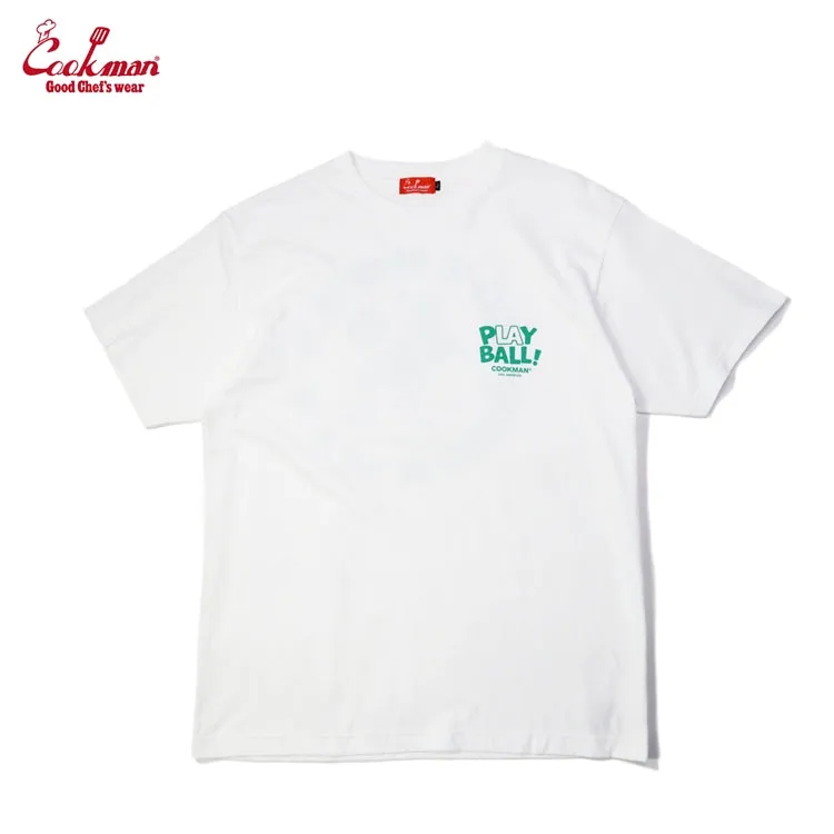 Cookman Tees - Hot Dog Hitter : White