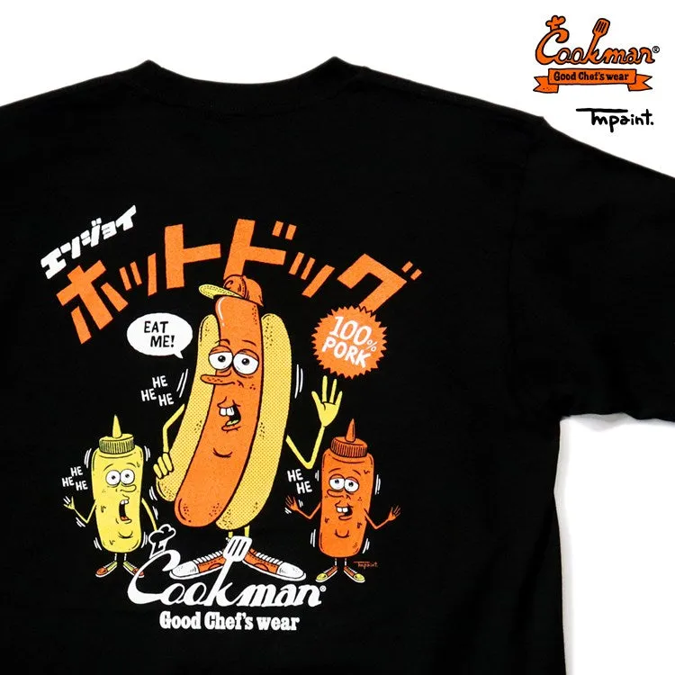 Cookman Tees - TM Paint Hot Dog : Black