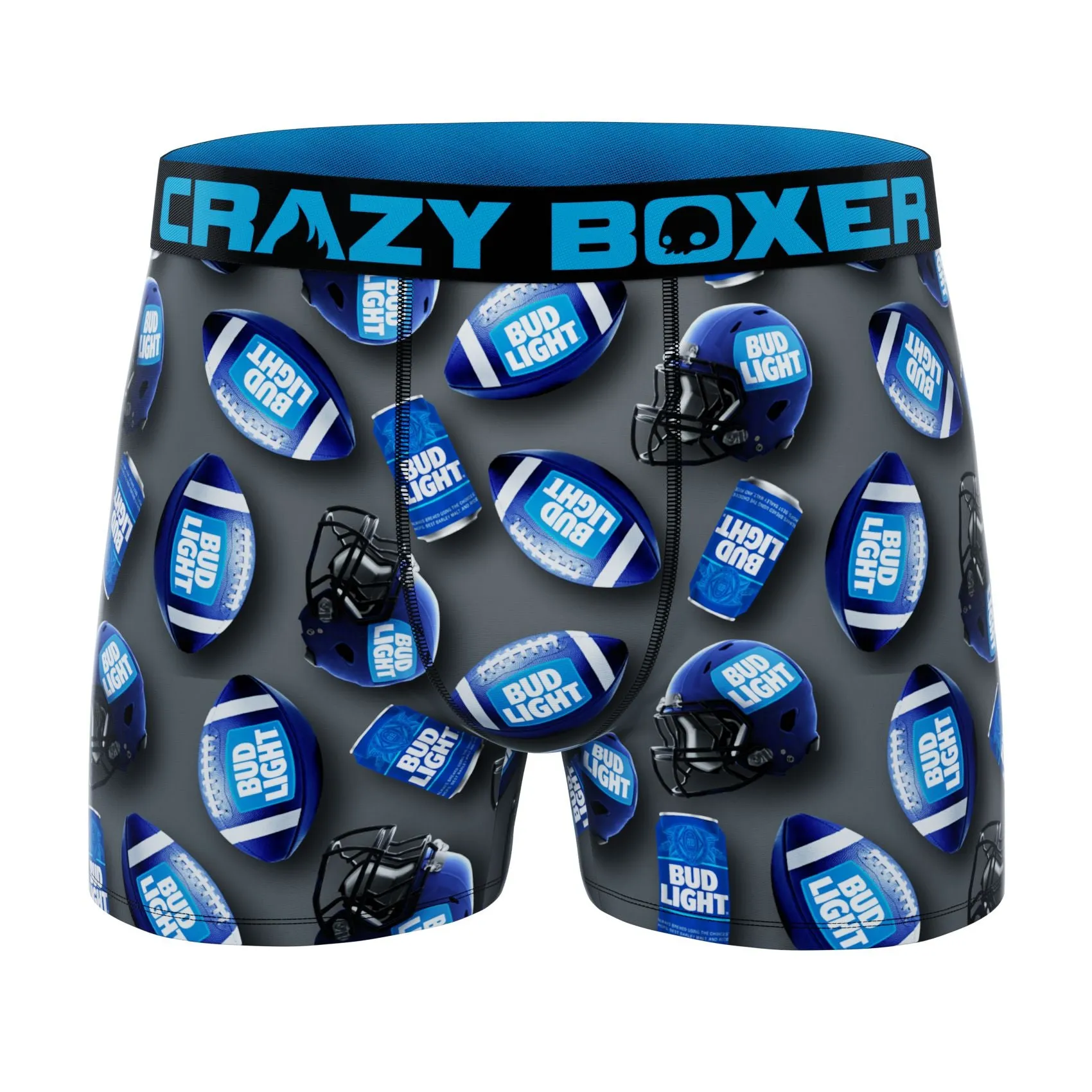 CRAZYBOXER Bud Light Sport Men's Boxer Briefs (2 Pack)