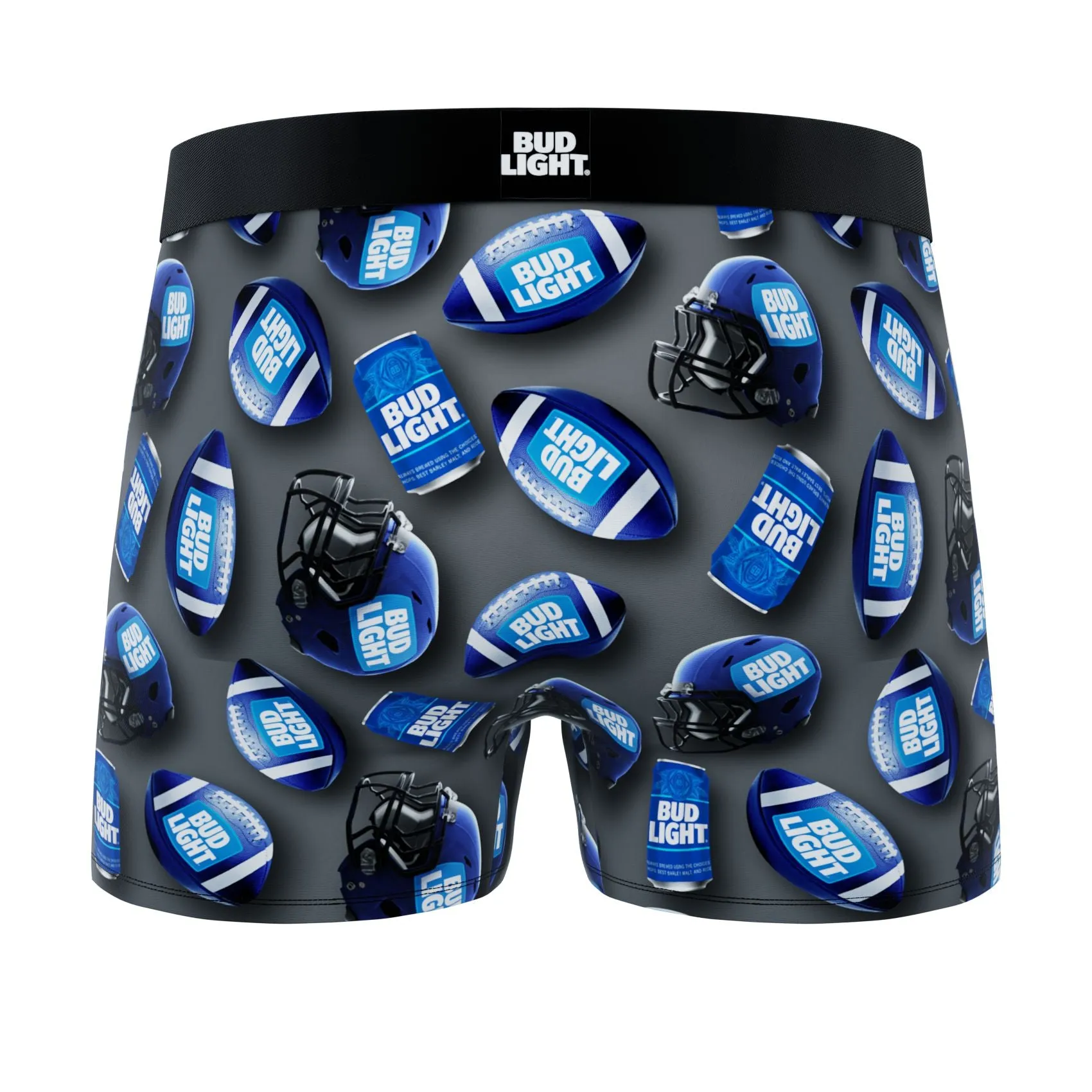 CRAZYBOXER Bud Light Sport Men's Boxer Briefs (2 Pack)