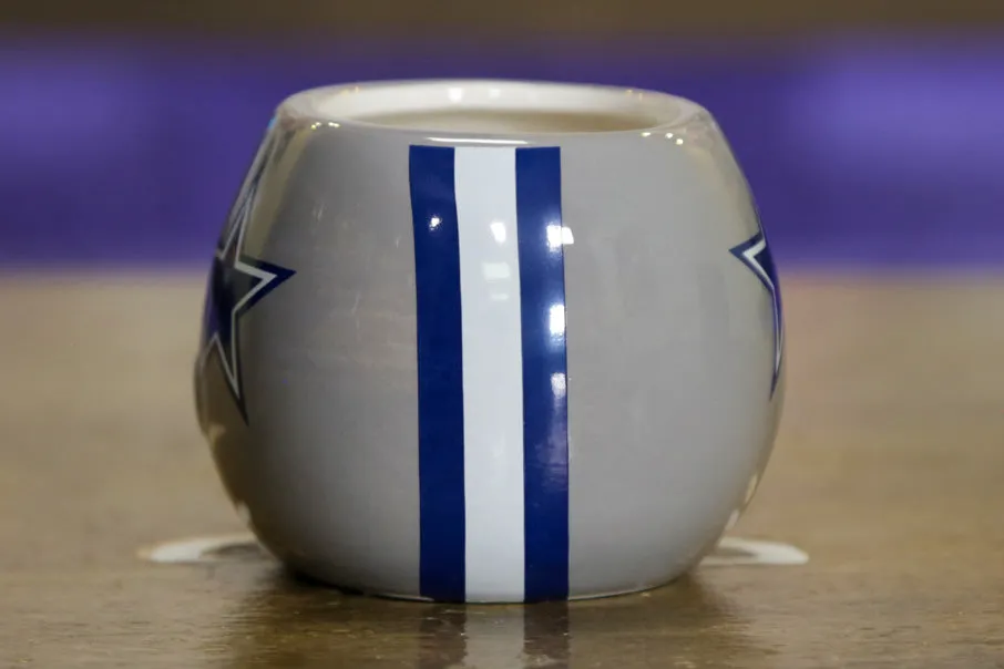 Dallas Cowboys - Ceramic Helmet Caddy