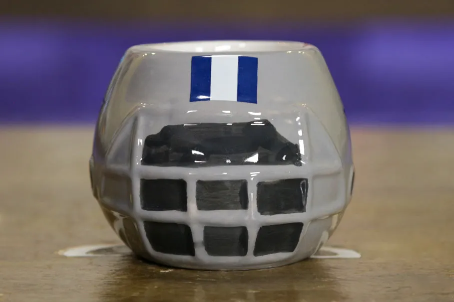 Dallas Cowboys - Ceramic Helmet Caddy