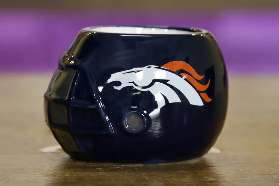 Denver Broncos - Ceramic Helmet Caddy