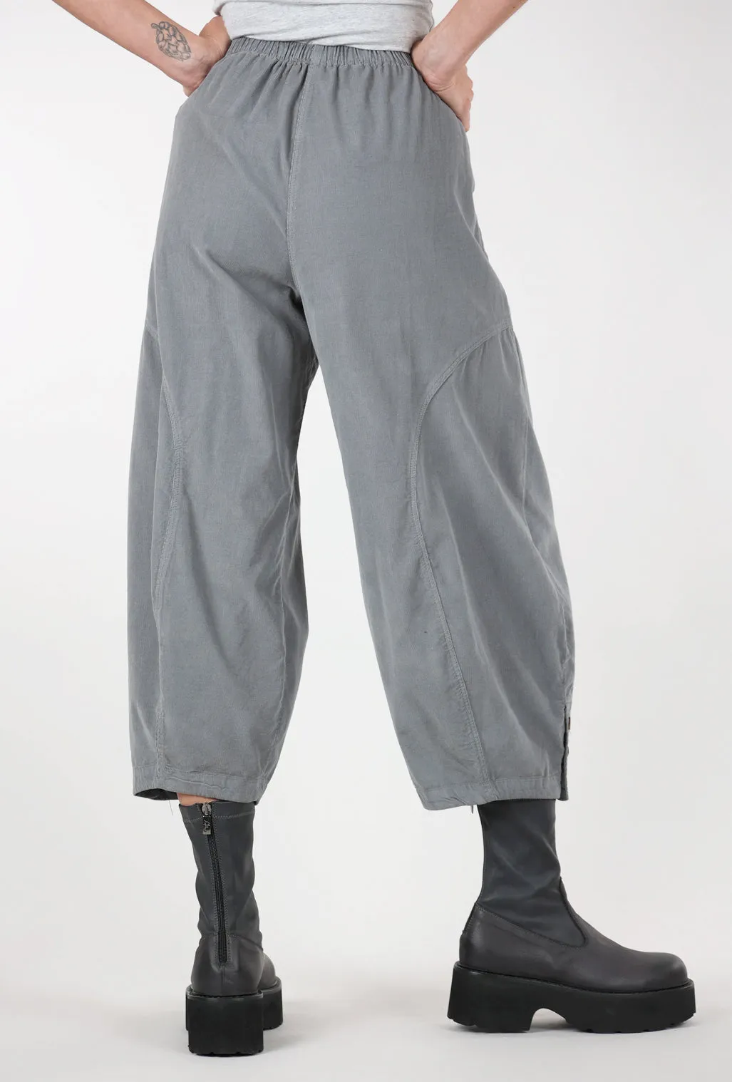 Doreen Lantern Pant, Gray Blue