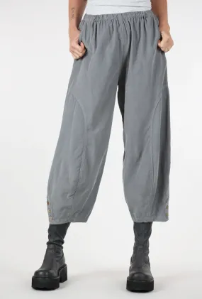 Doreen Lantern Pant, Gray Blue