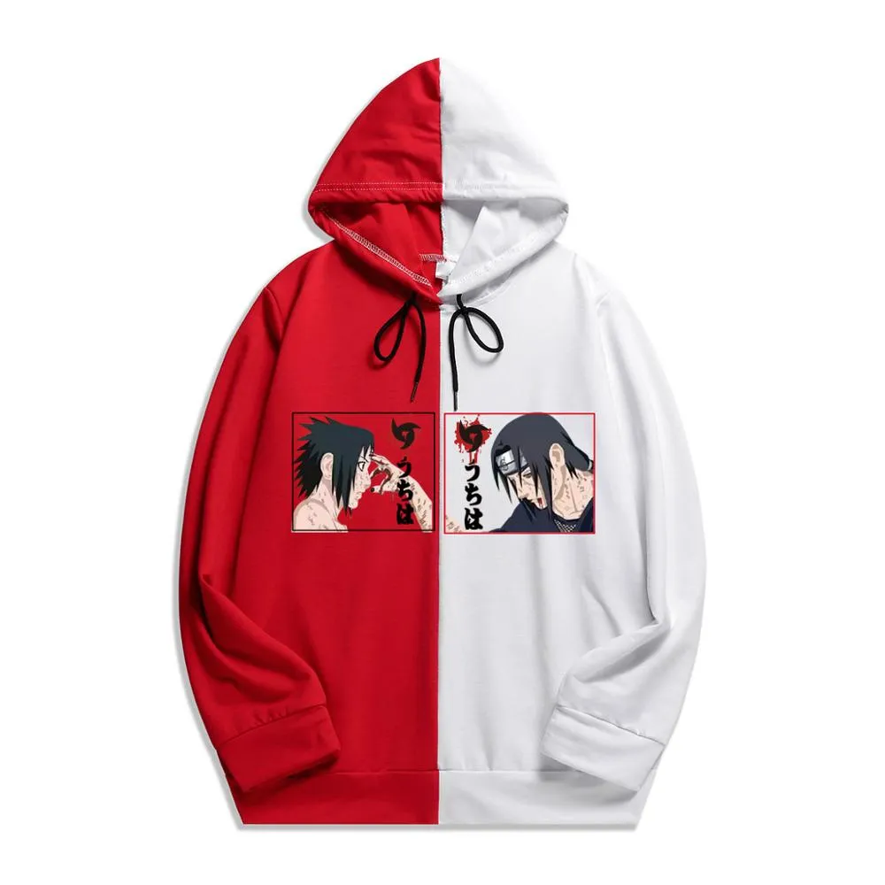 DressBetty - Hot Japanese Anime Print Patchwork Hoodie