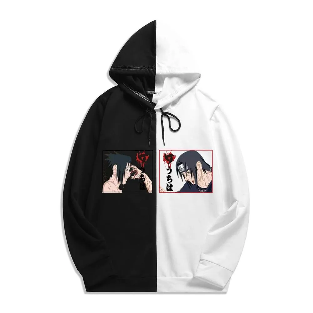 DressBetty - Hot Japanese Anime Print Patchwork Hoodie