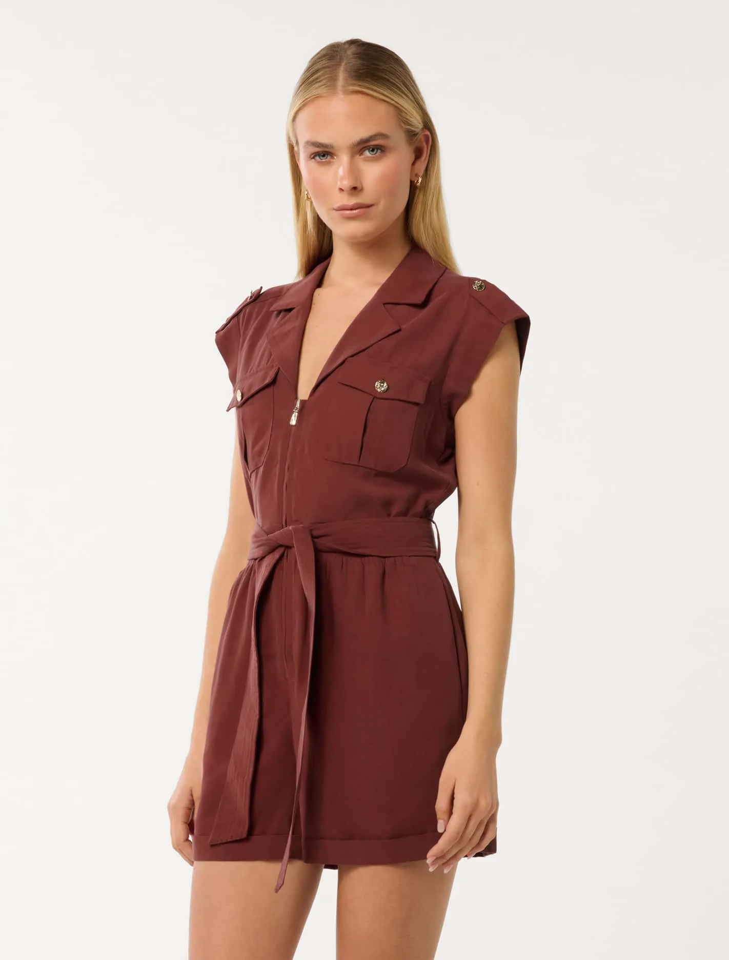 Elka Zip Detail Playsuit