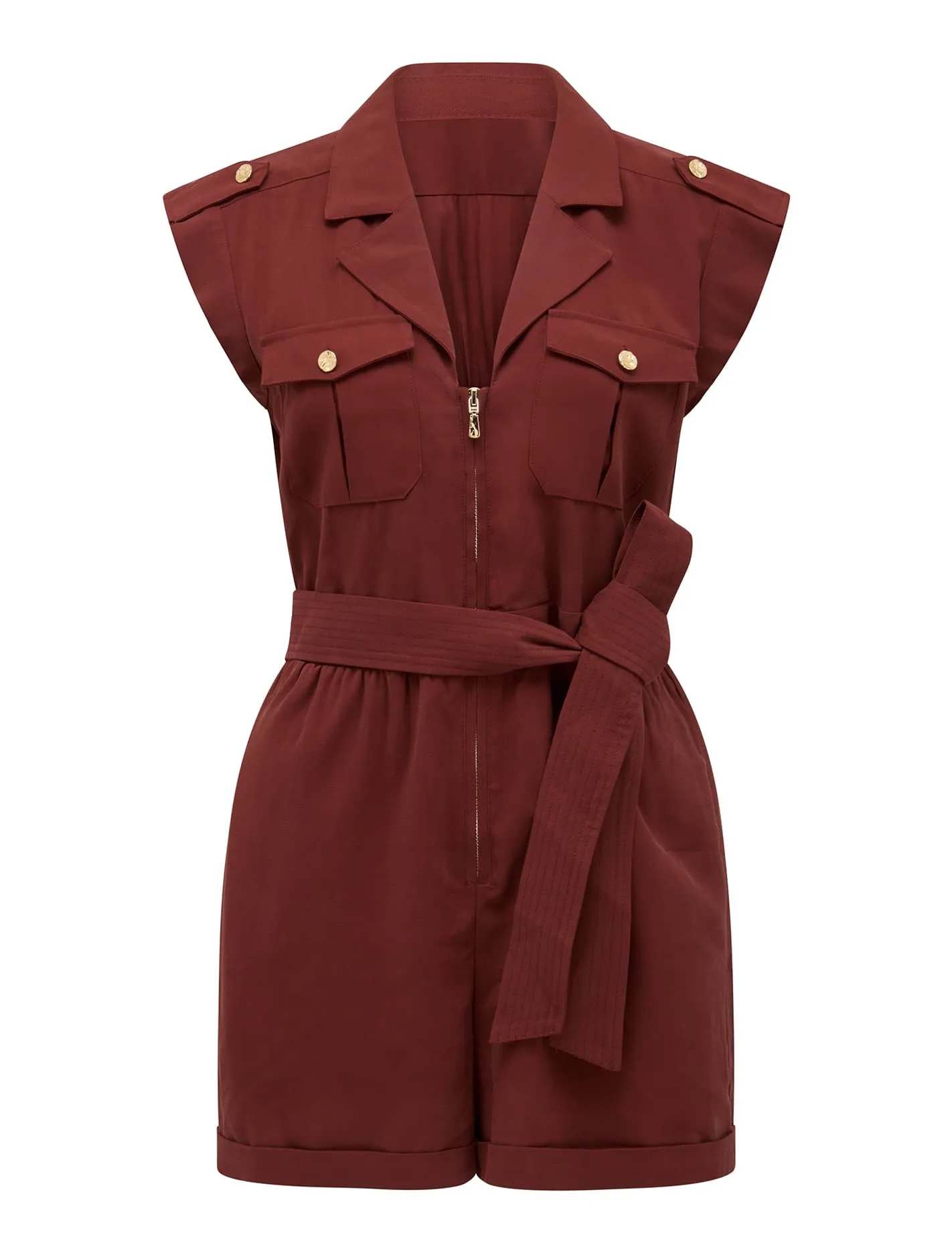 Elka Zip Detail Playsuit