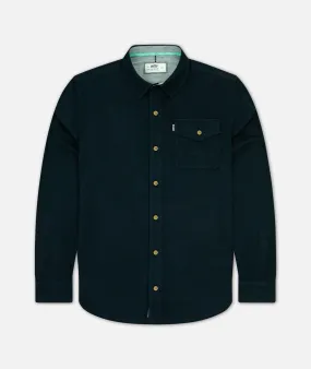 Essex Oyster Twill Shirt - Black