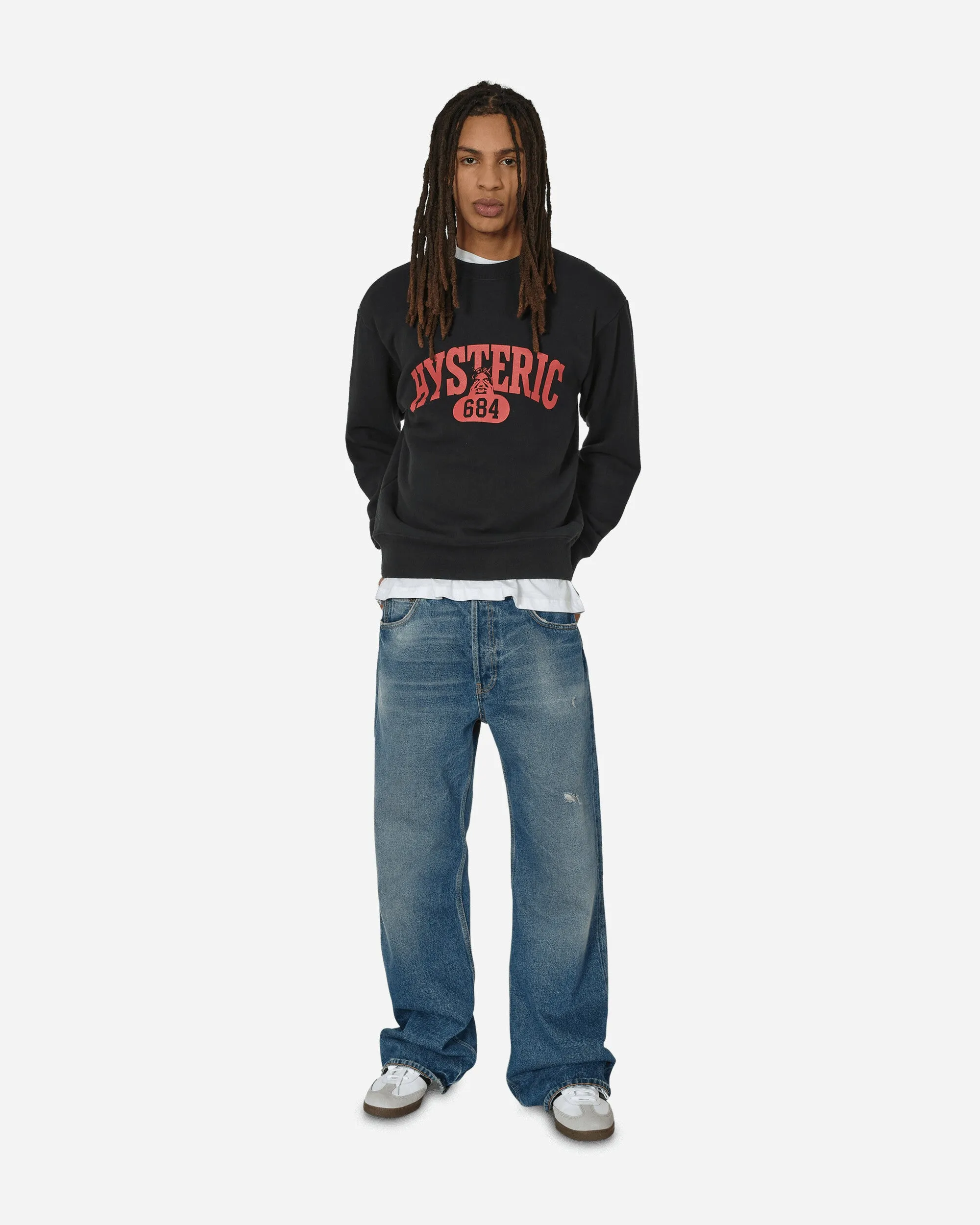 Evil College Crewneck Sweatshirt Black