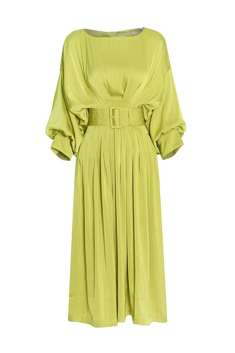 Fabulous Love Satin Midi Dress