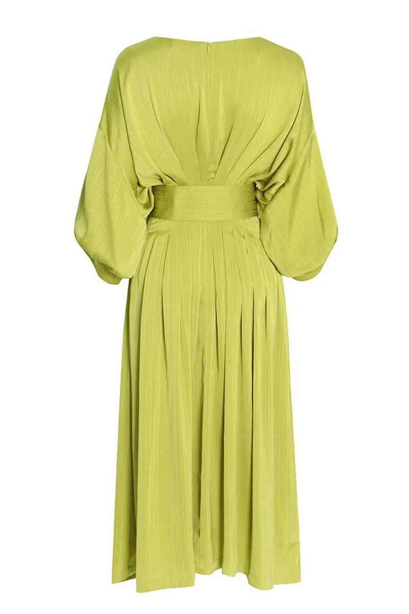 Fabulous Love Satin Midi Dress