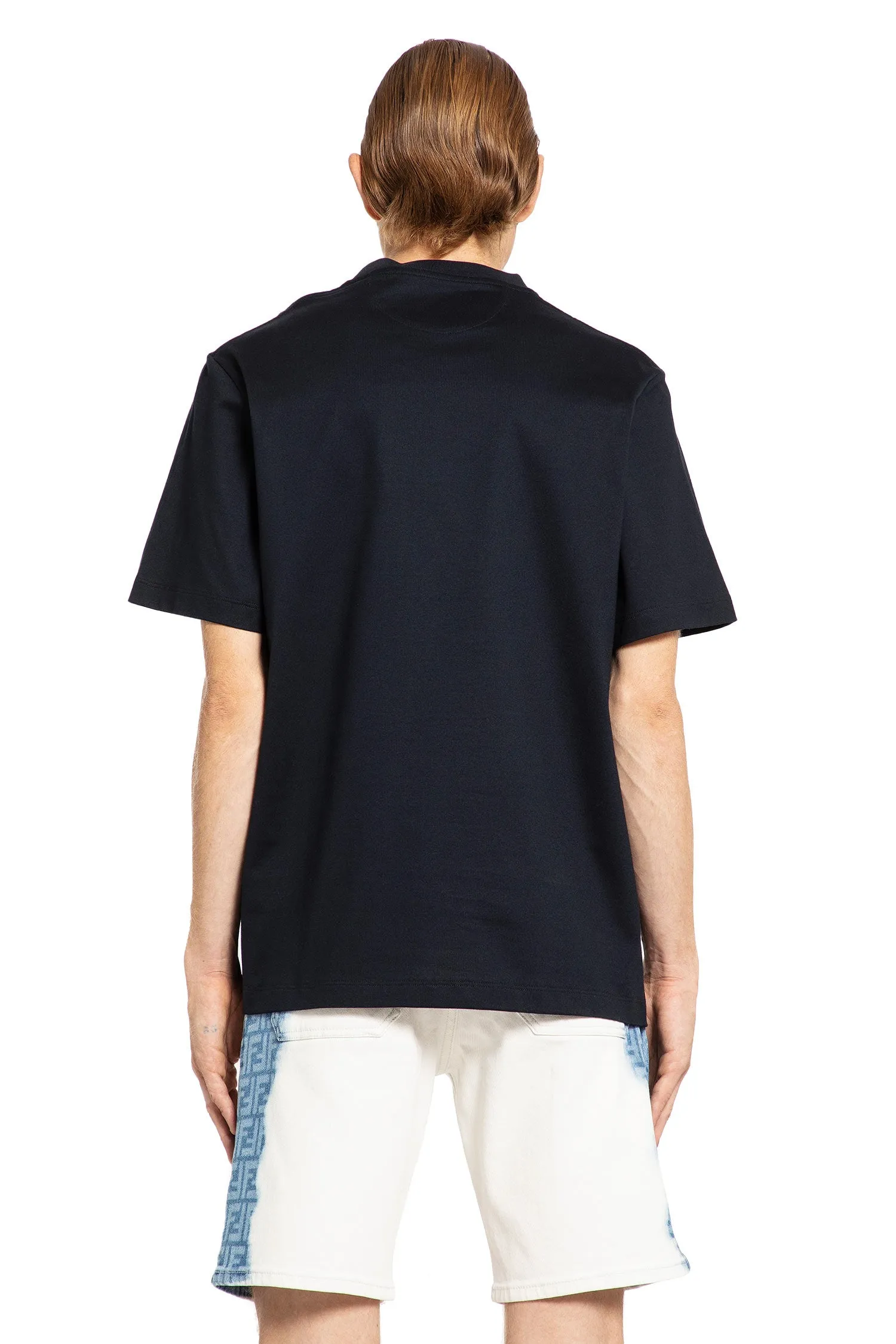 FENDI MAN BLUE T-SHIRTS & TANK TOPS