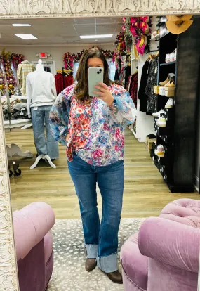 Floral mix and match Blouse