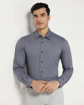 Formal Grey Solid Shirt - Boone