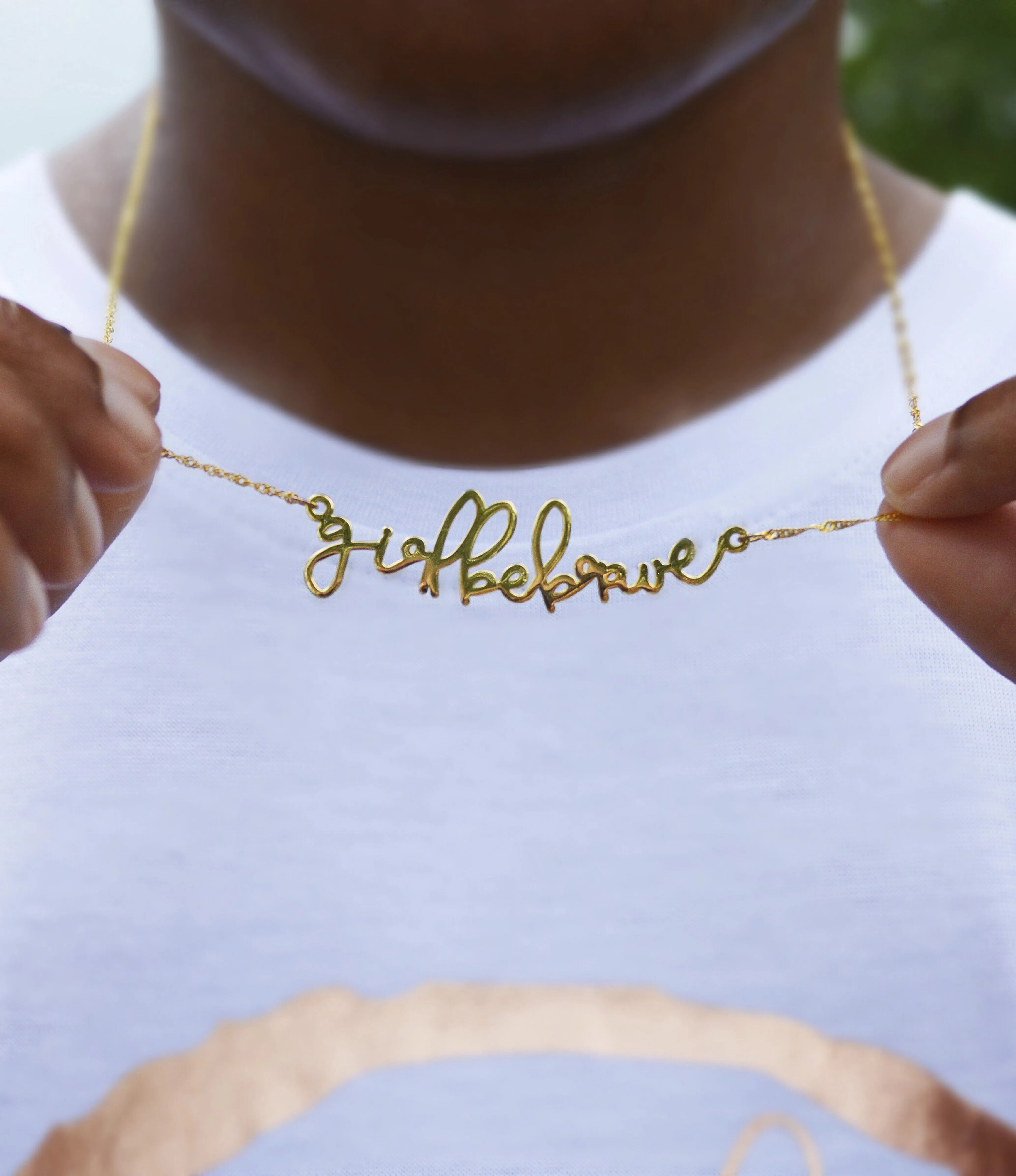 Girl Be Brave Necklace