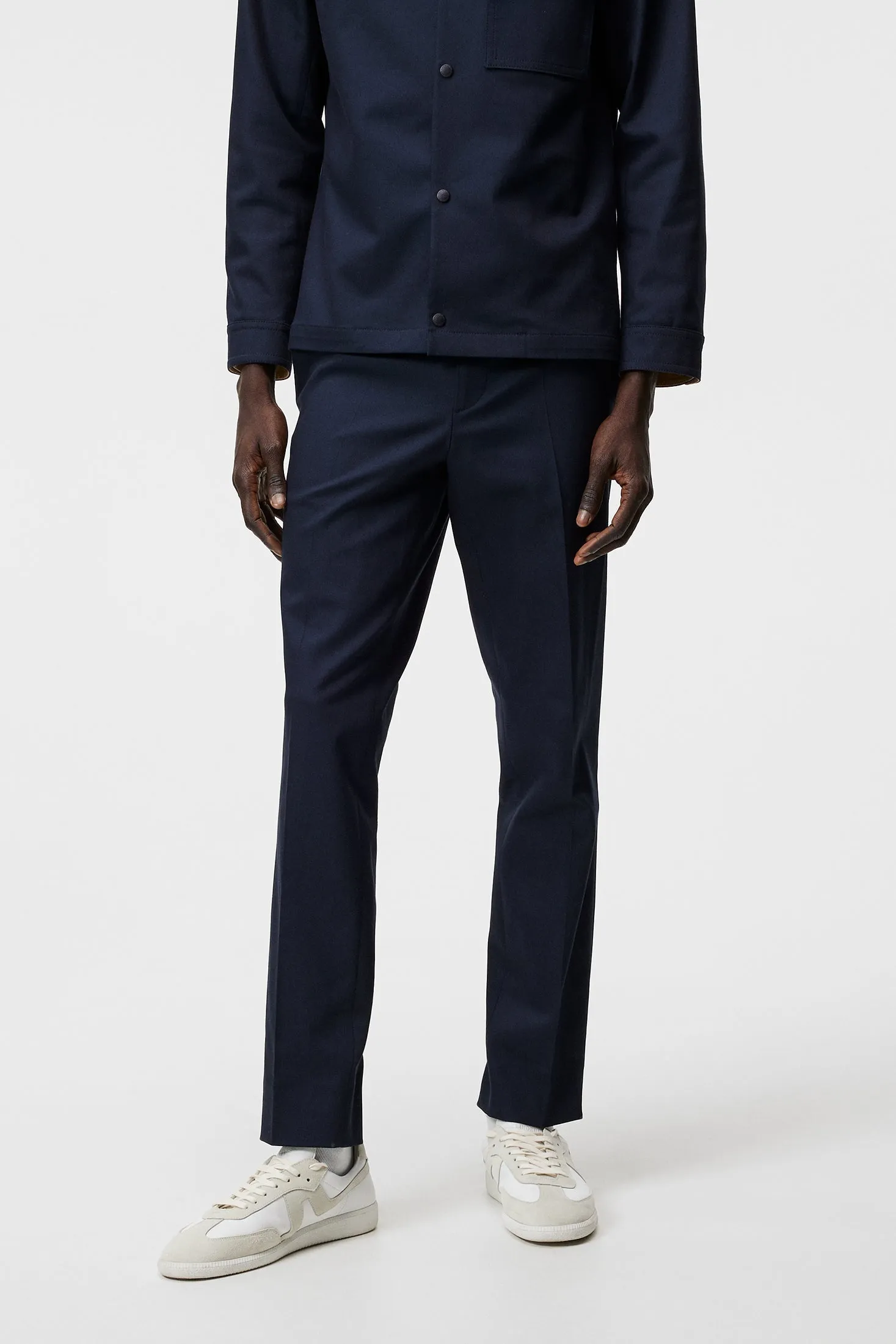 Grant Cotton Stretch Pants / JL Navy