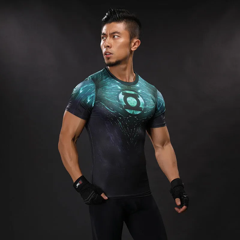 GREEN LANTERN Compression Shirt for Men (Short Sleeve)